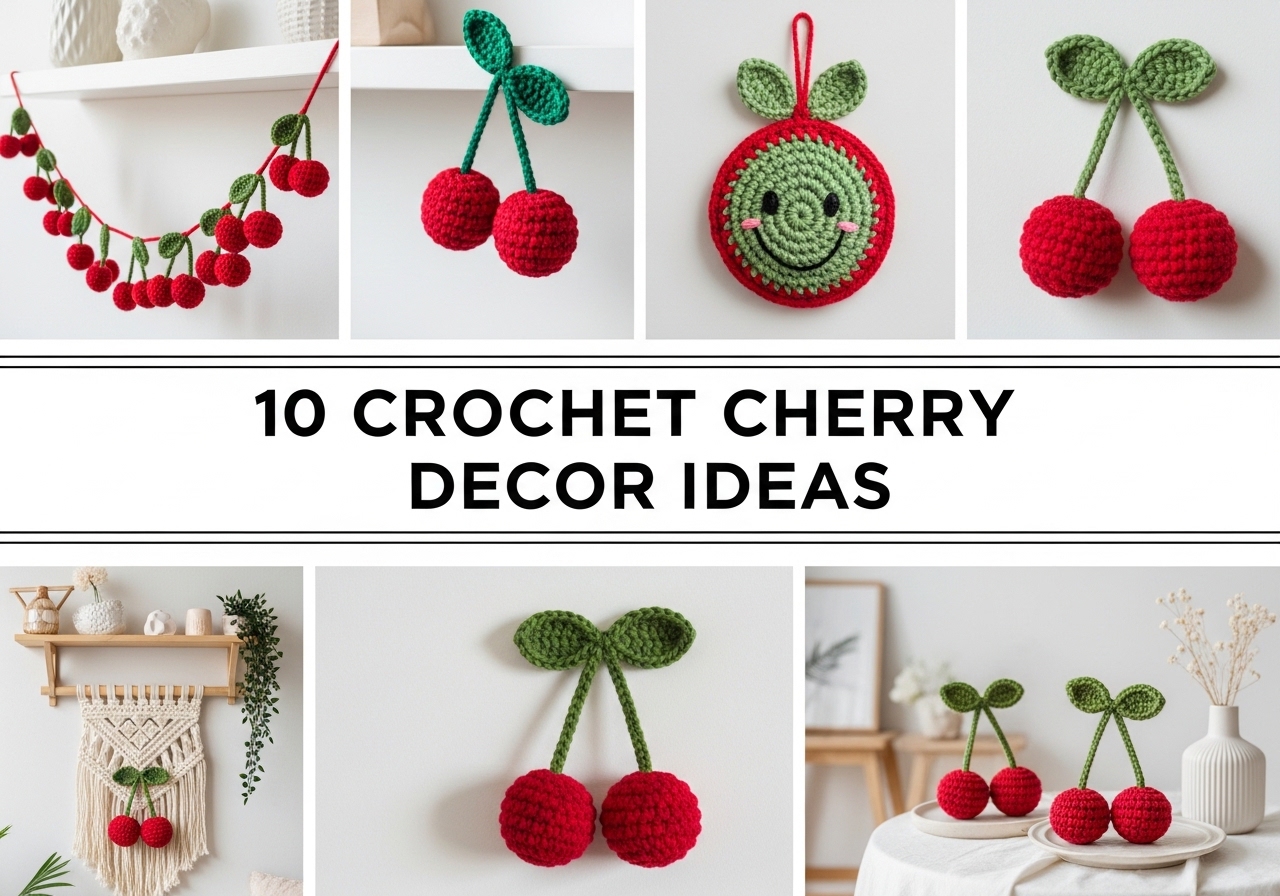 Crochet Cherry Decor Ideas