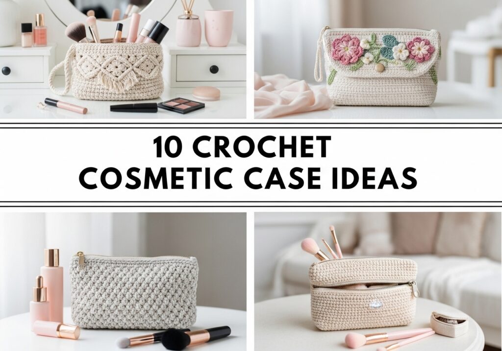 Crochet Cosmetic Case Ideas