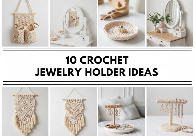 Crochet Jewelry Holder Ideas