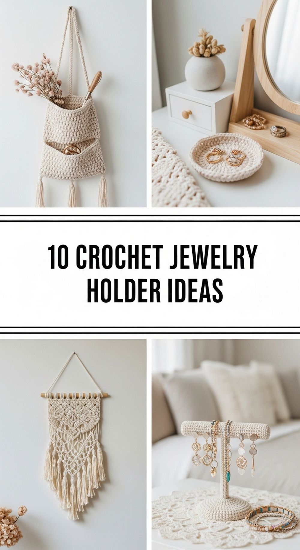 Crochet Jewelry Holder Ideas