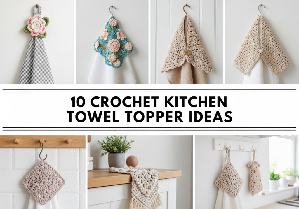 Crochet Kitchen Towel Topper Ideas