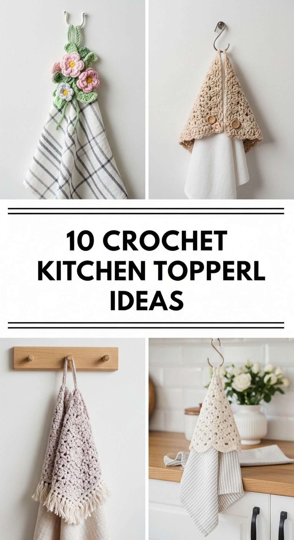 Crochet Kitchen Towel Topper Ideas