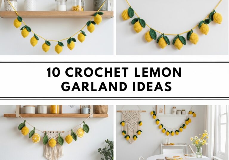 Crochet Lemon Garland Ideas