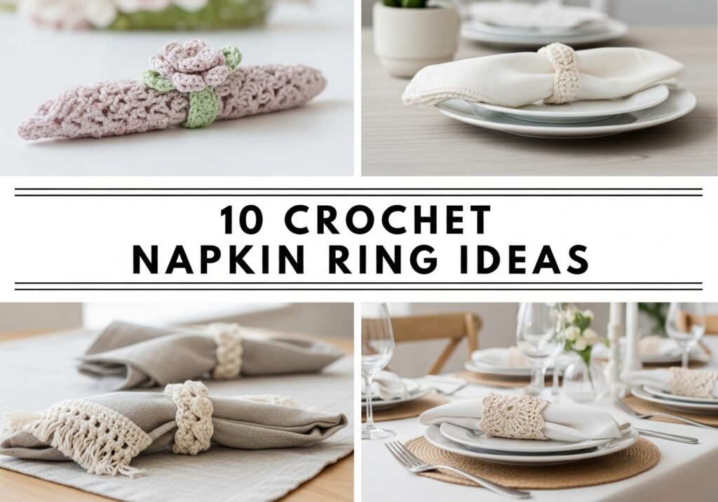 Crochet Napkin Ring Ideas