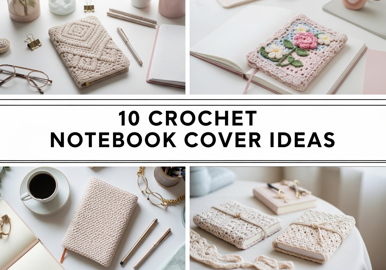 Crochet Notebook Cover Ideas