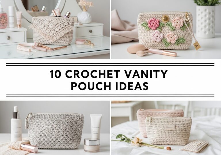 Crochet Vanity Pouch Ideas