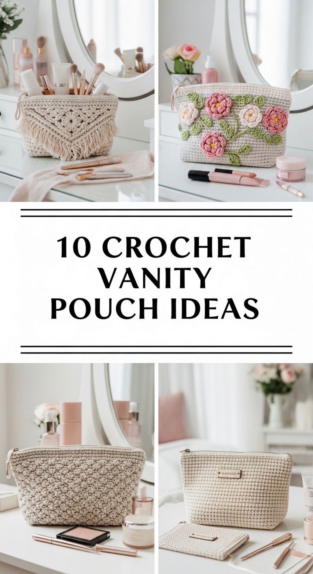Crochet Vanity Pouch Ideas