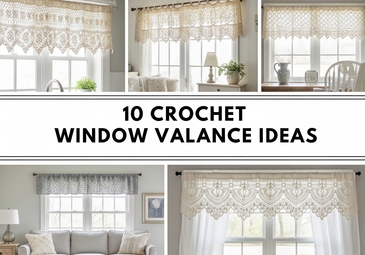 Crochet Window Valance Ideas