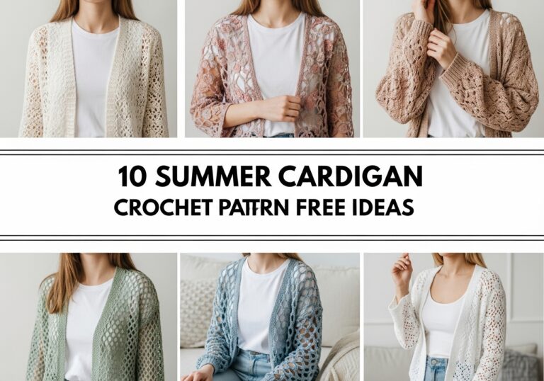 Summer Cardigan Crochet Pattern Free Ideas