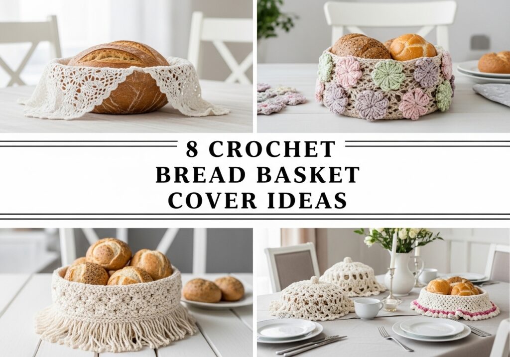 Crochet Bread Basket Cover Ideas
