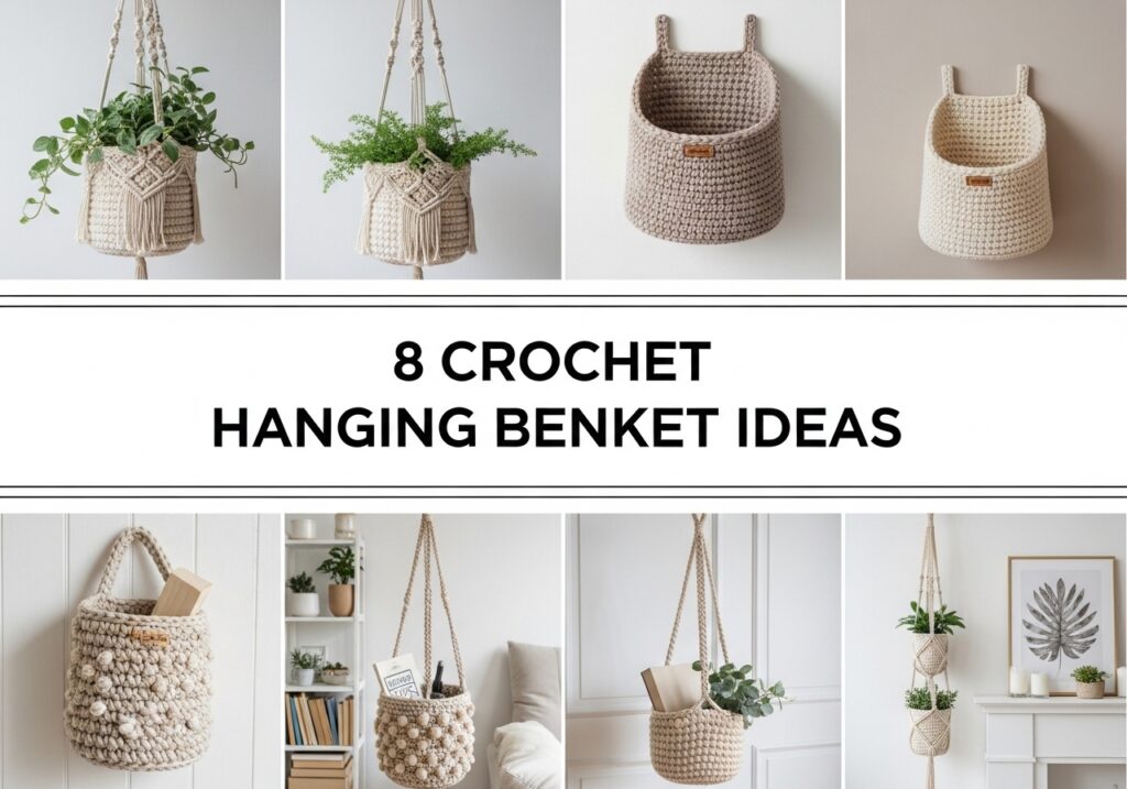 Crochet Hanging Basket Ideas