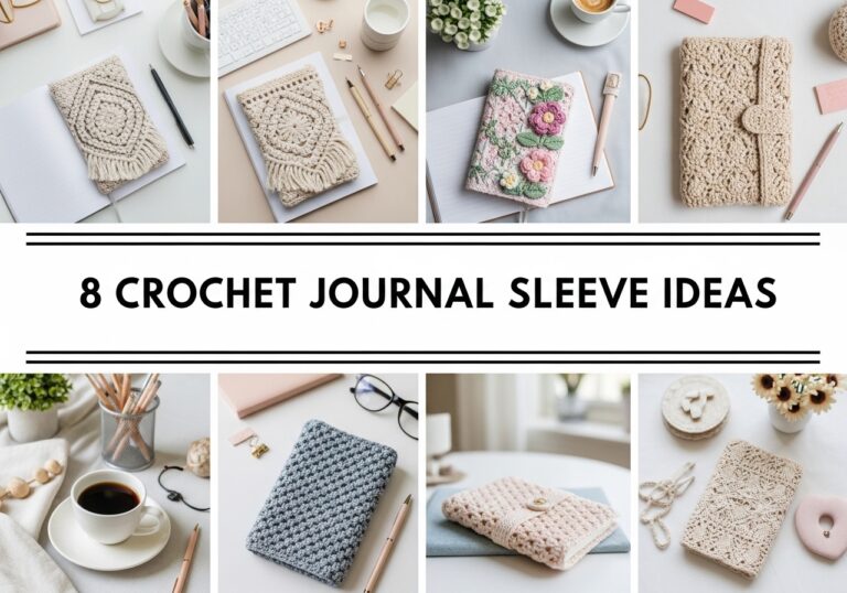Crochet Journal Sleeve Ideas