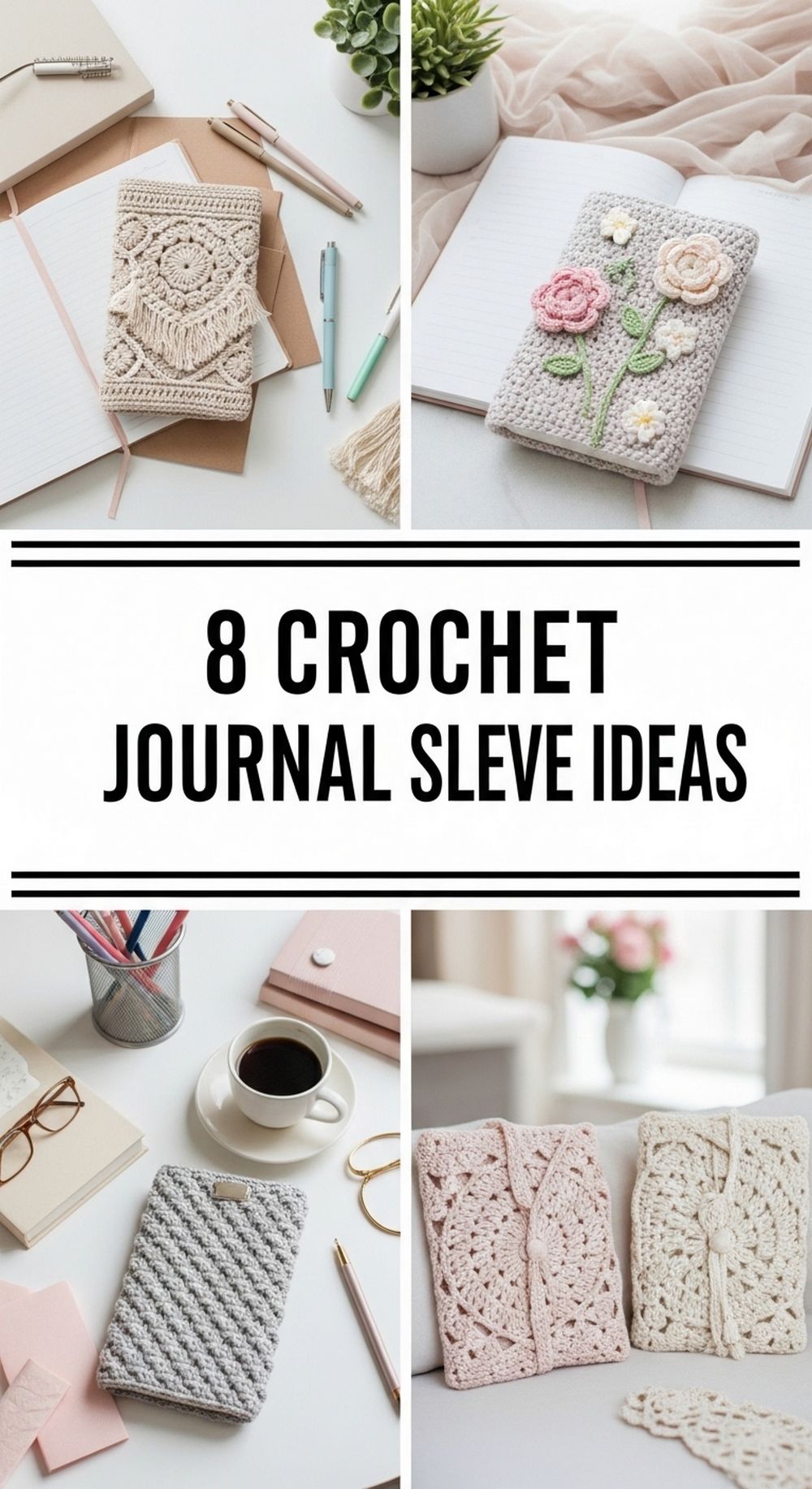 Crochet Journal Sleeve Ideas