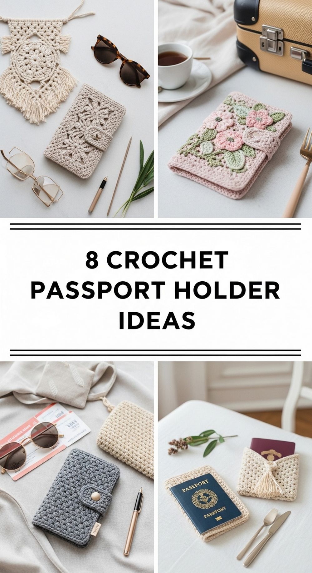 Crochet Passport Holder Ideas