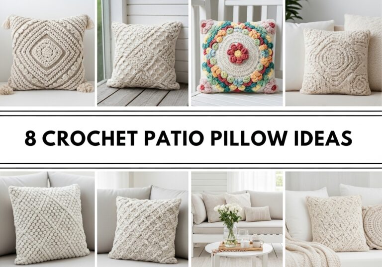 Crochet Patio Pillow Ideas