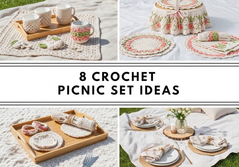 Crochet Picnic Set Ideas