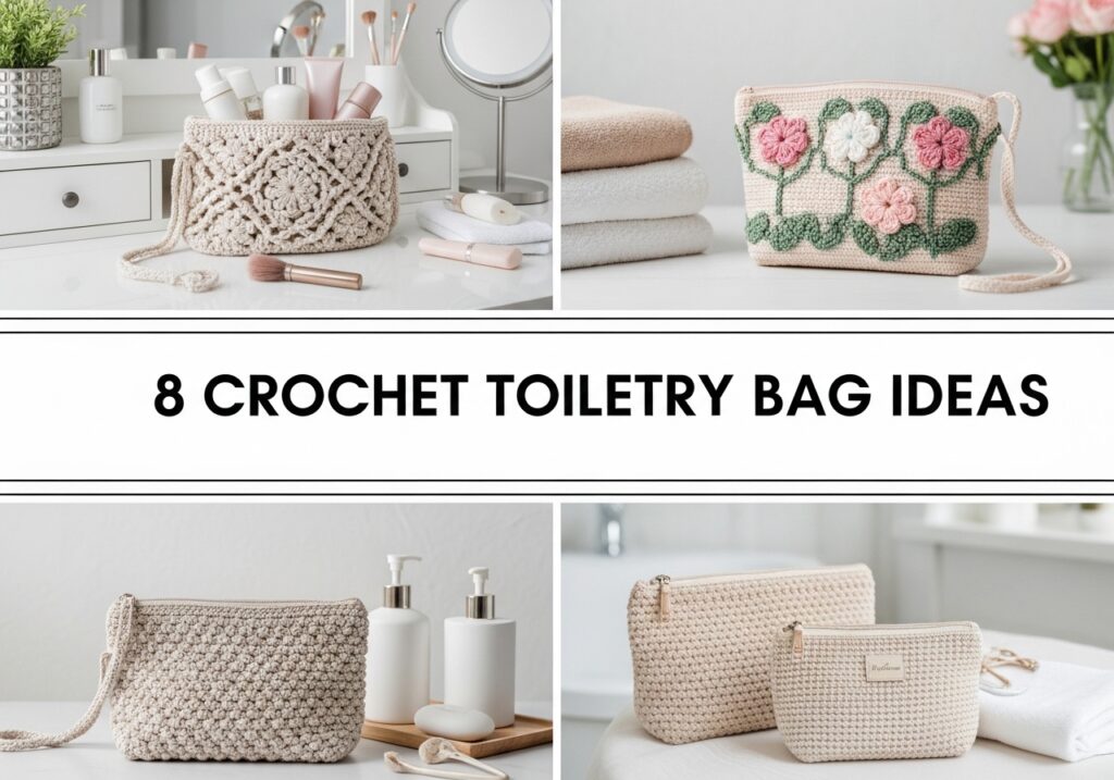 Crochet Toiletry Bag Ideas