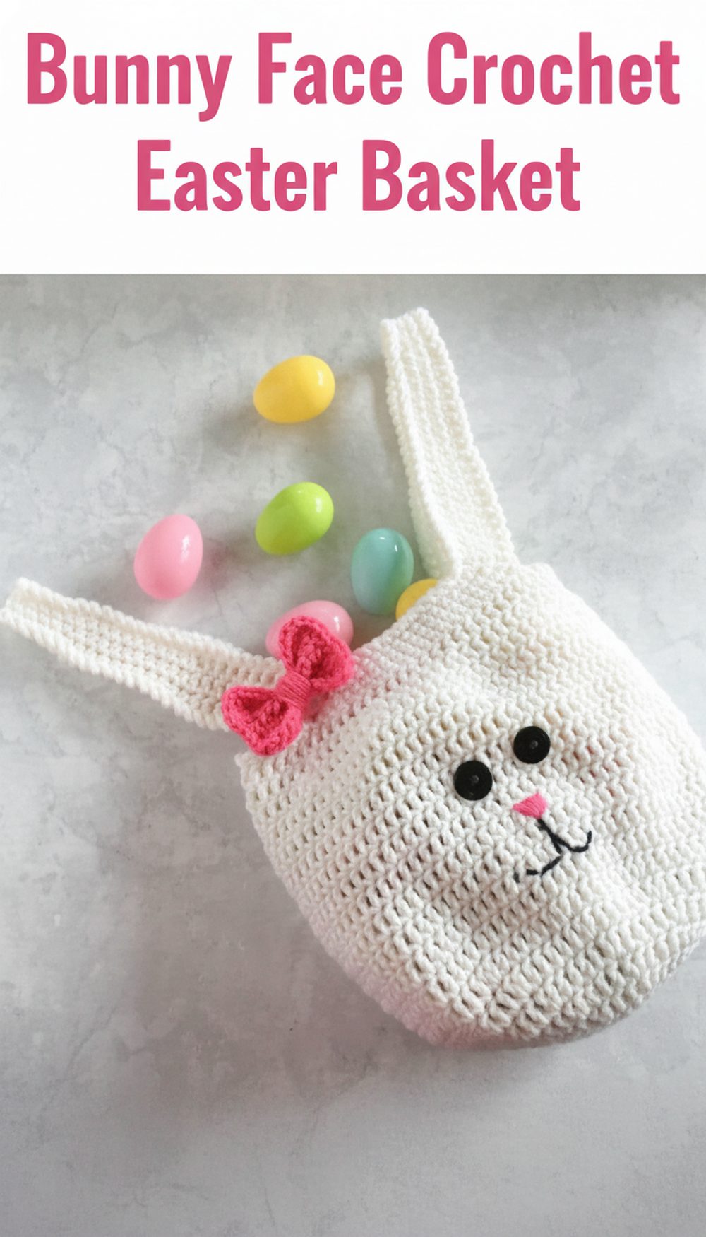 Bunny Bag Crochet Easter Basket