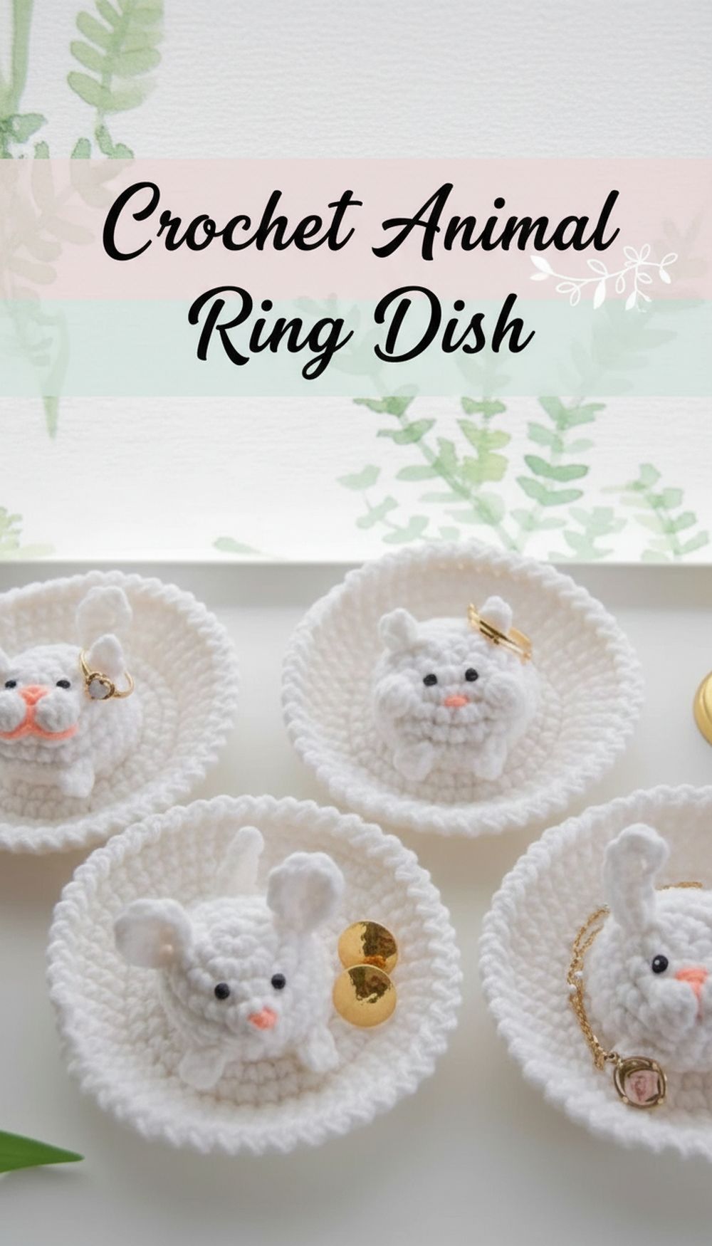 Crochet Animal Ring Dish