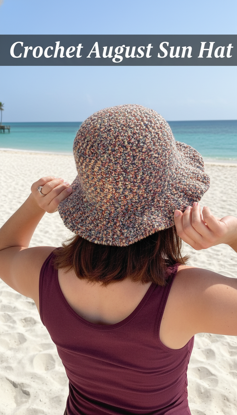 Crochet August Sun Hat