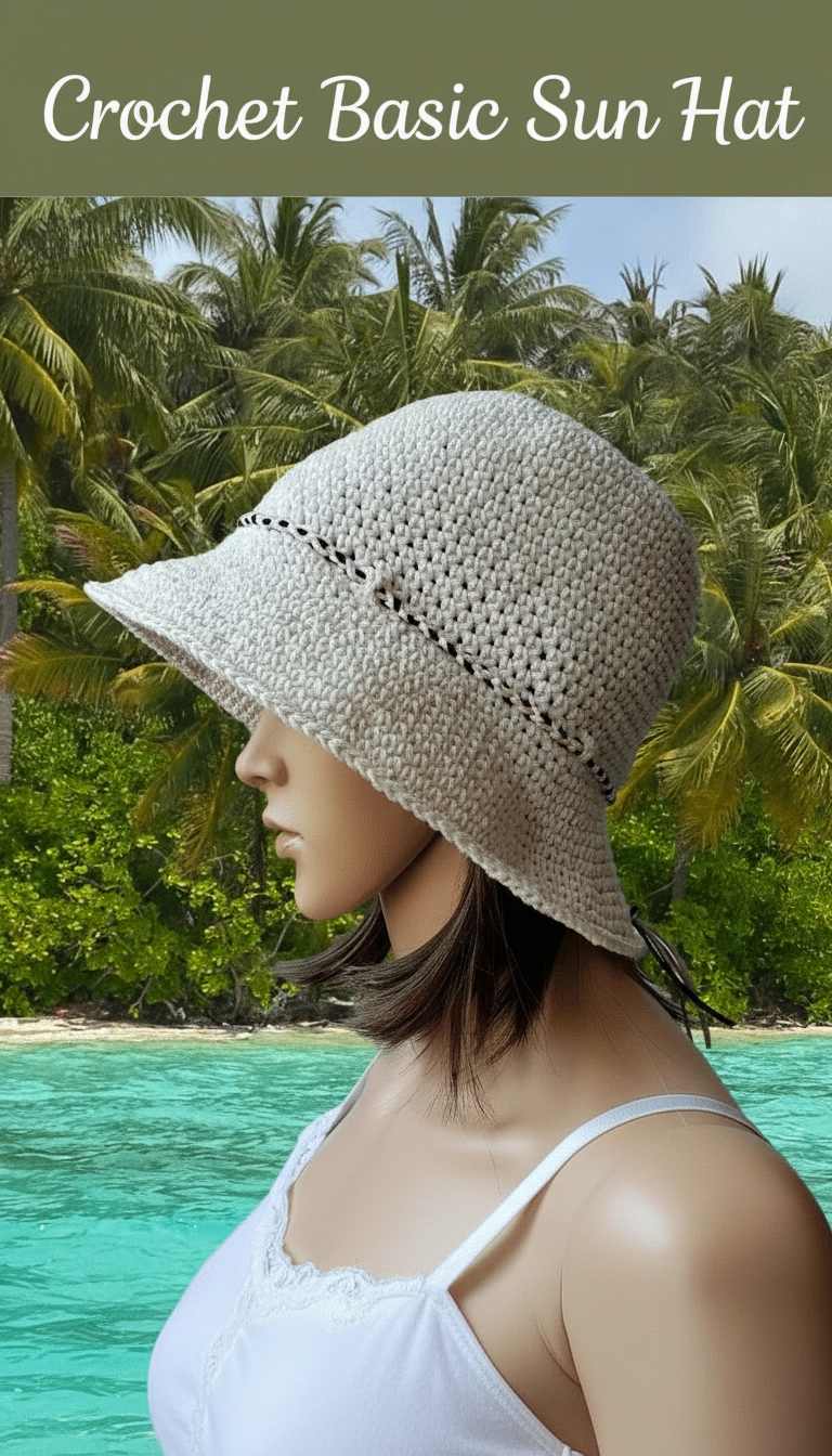 Crochet Basic Sun Hat