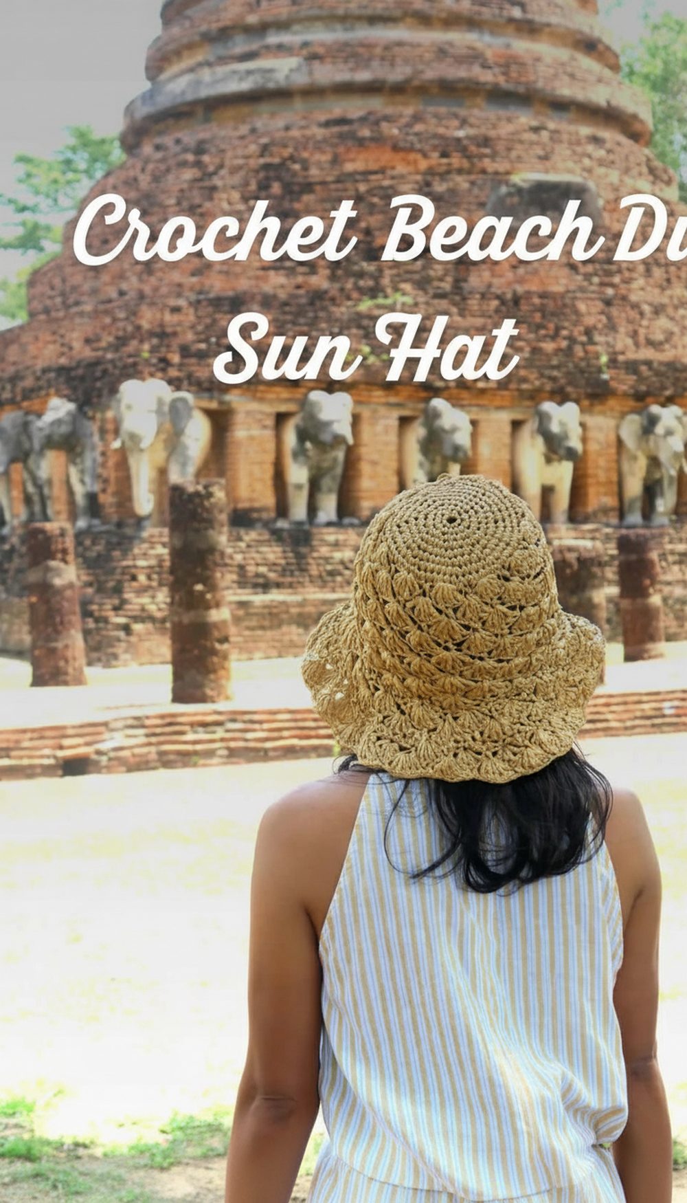 Crochet Beach Day Sun Hat