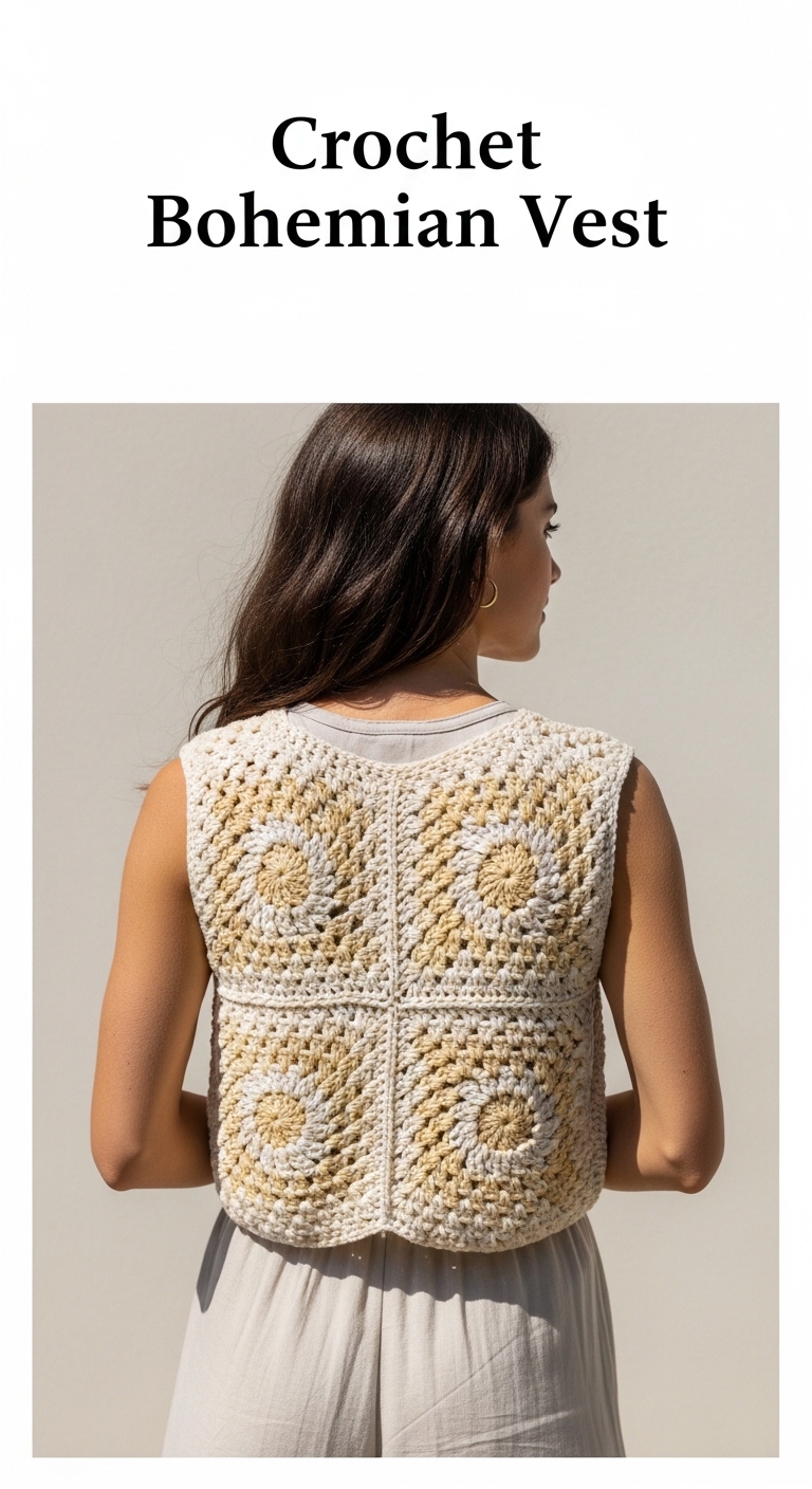 Crochet Bohemian Vest