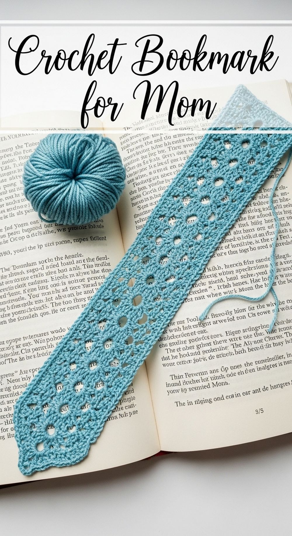 Crochet Bookmark for Mom