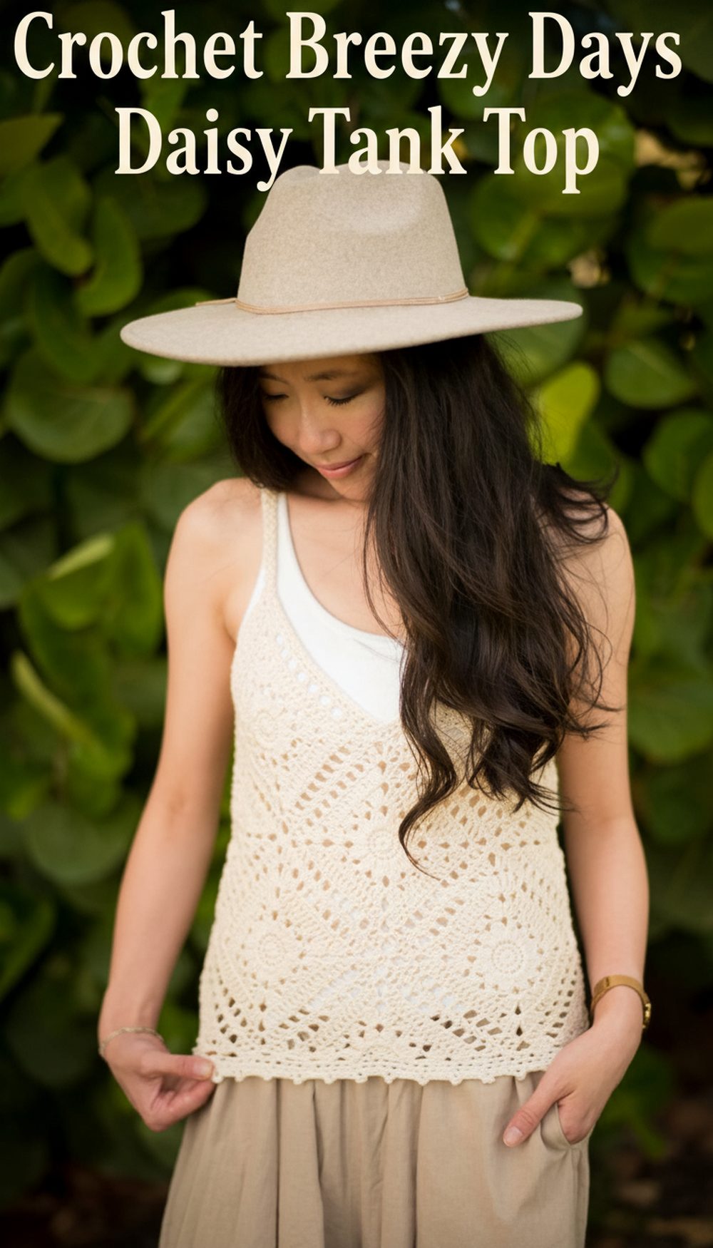 Crochet Breezy Days Daisy Tank Top