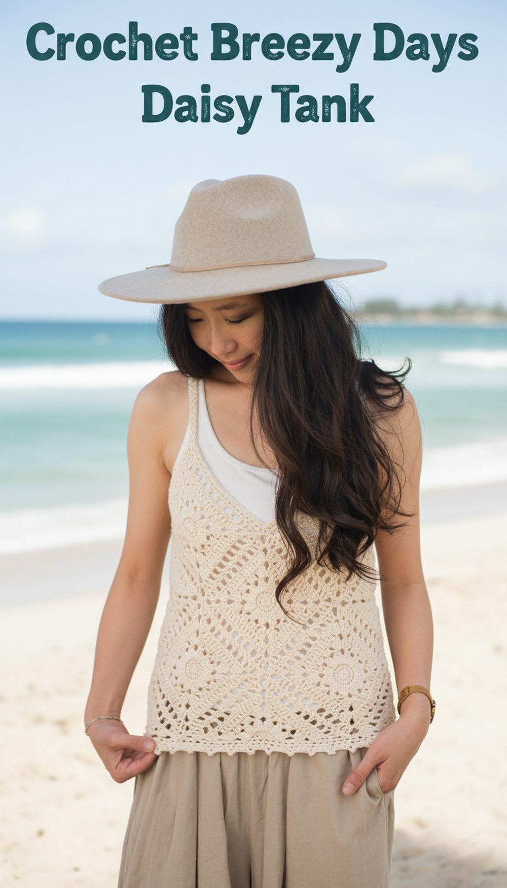 Crochet Breezy Days Daisy Tank