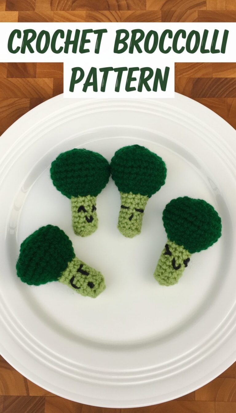 Crochet Broccoli Pattern