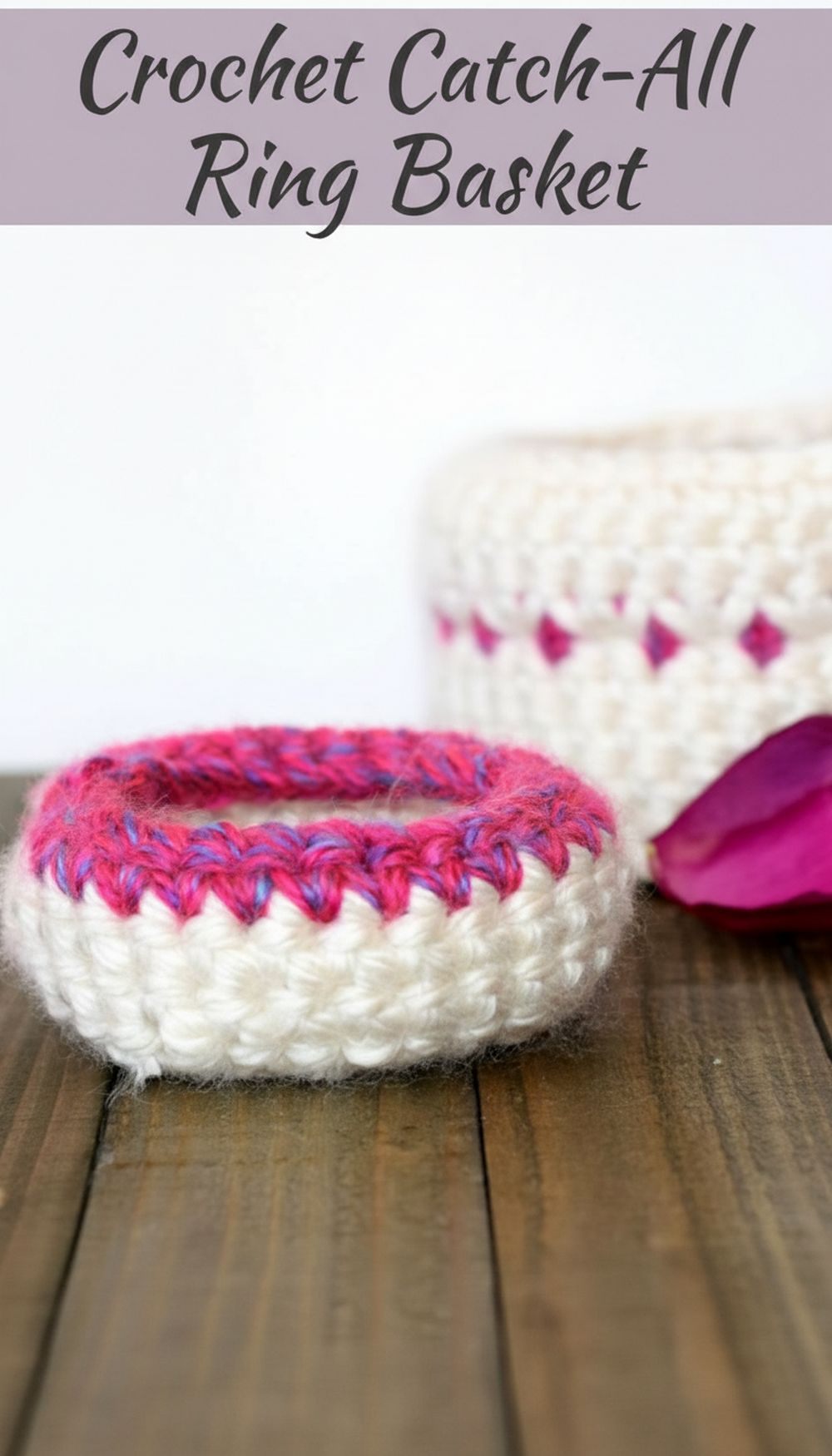 Crochet Catch-All Ring Basket