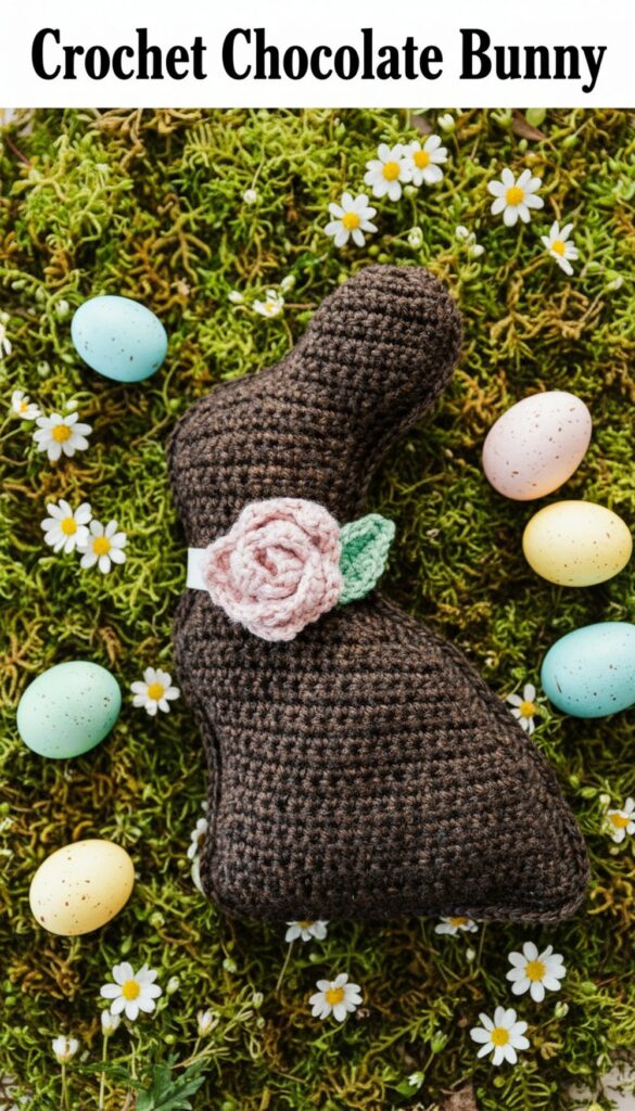 Crochet Chocolate Bunny