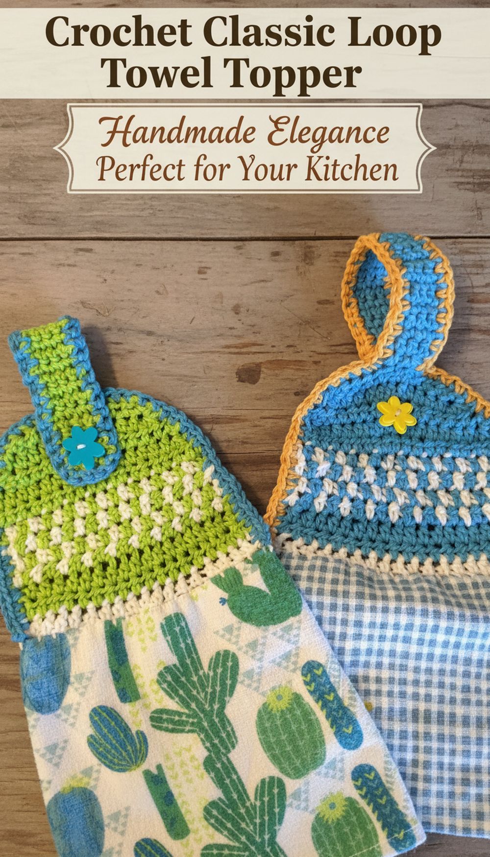 Crochet Classic Loop Towel Topper