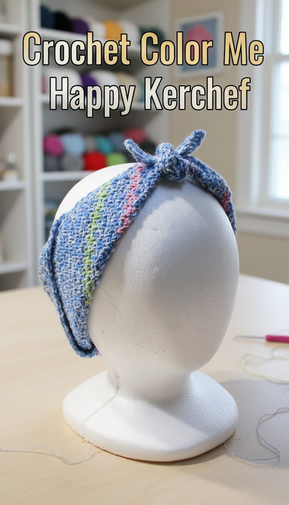 Crochet Color Me Happy Kerchief
