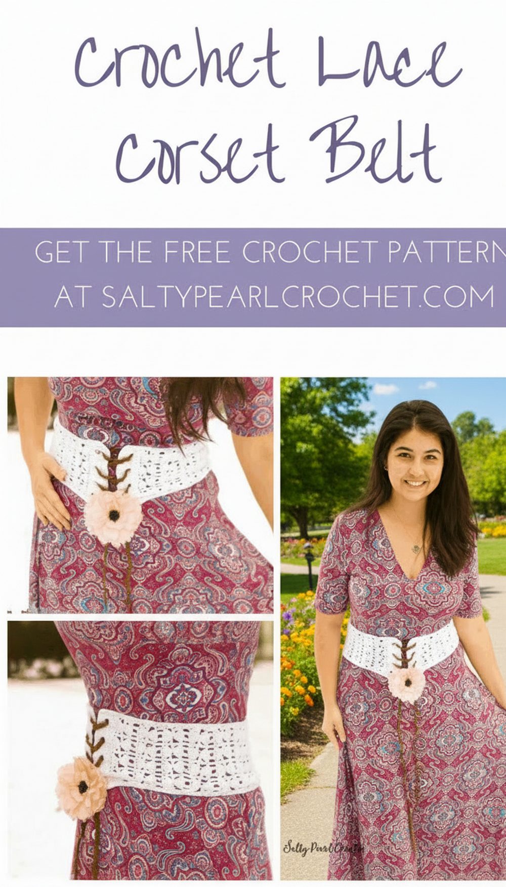 Crochet Corset Belt