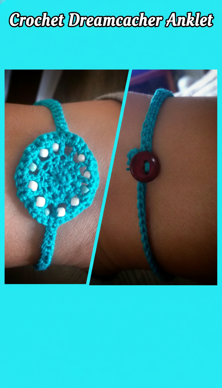 Crochet Dreamcatcher Anklet