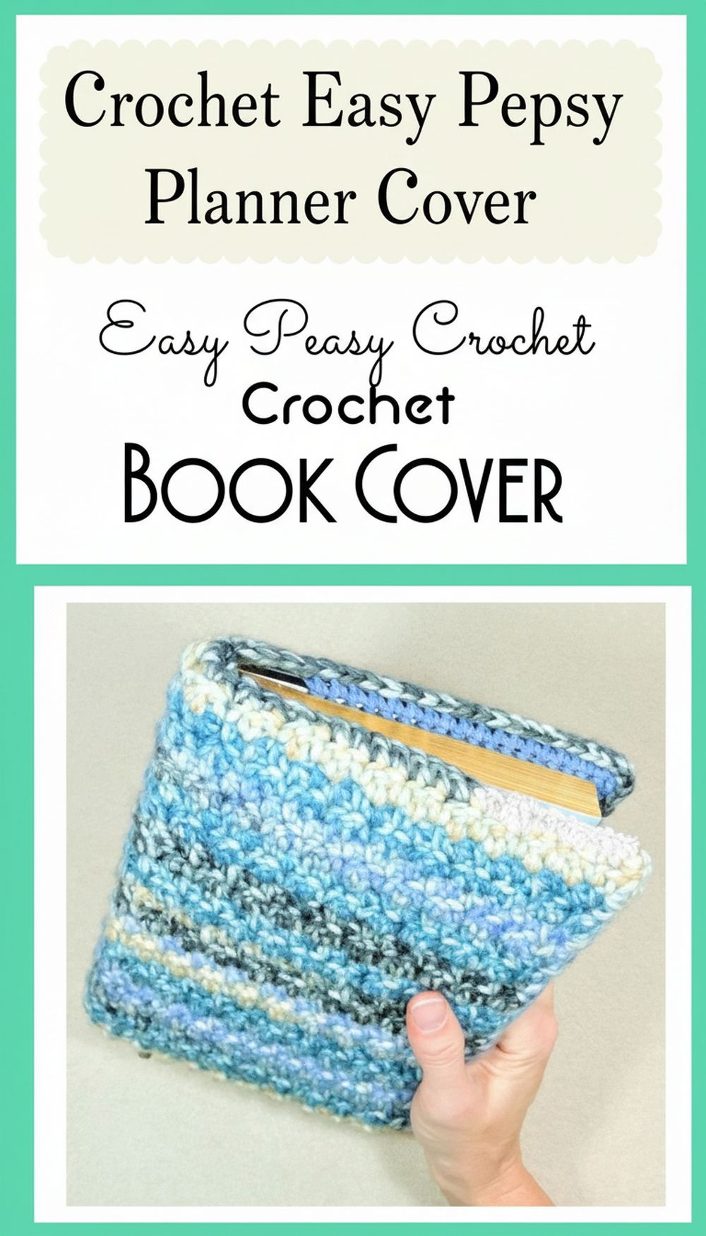 Crochet Easy Peasy Planner Cover