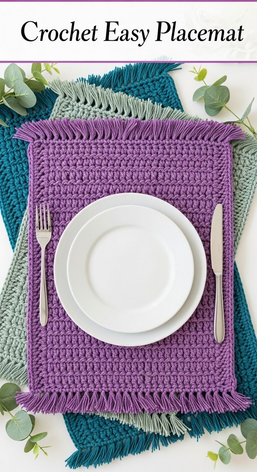 Crochet Easy Placemat