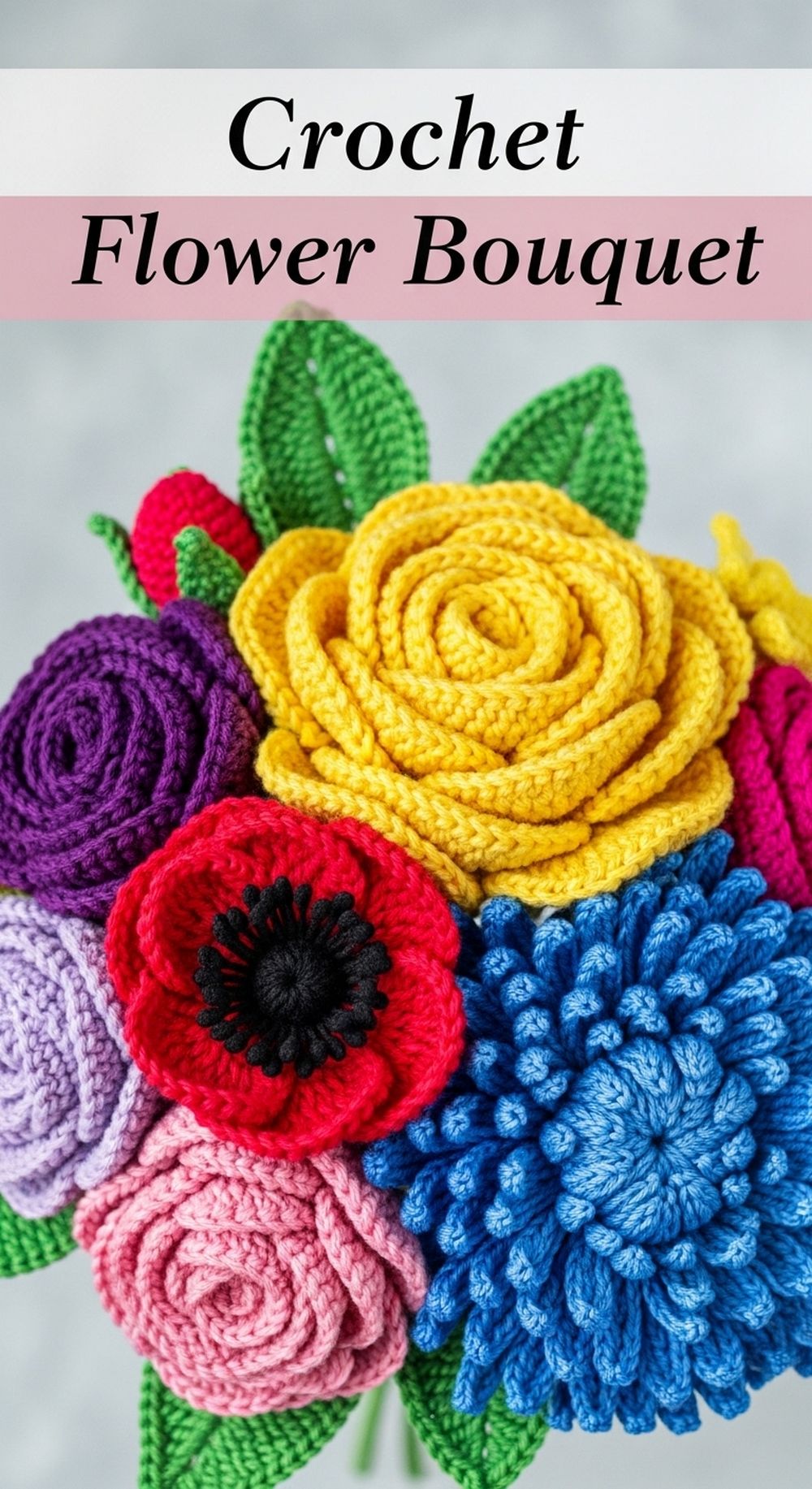 Crochet Flower Bouquet