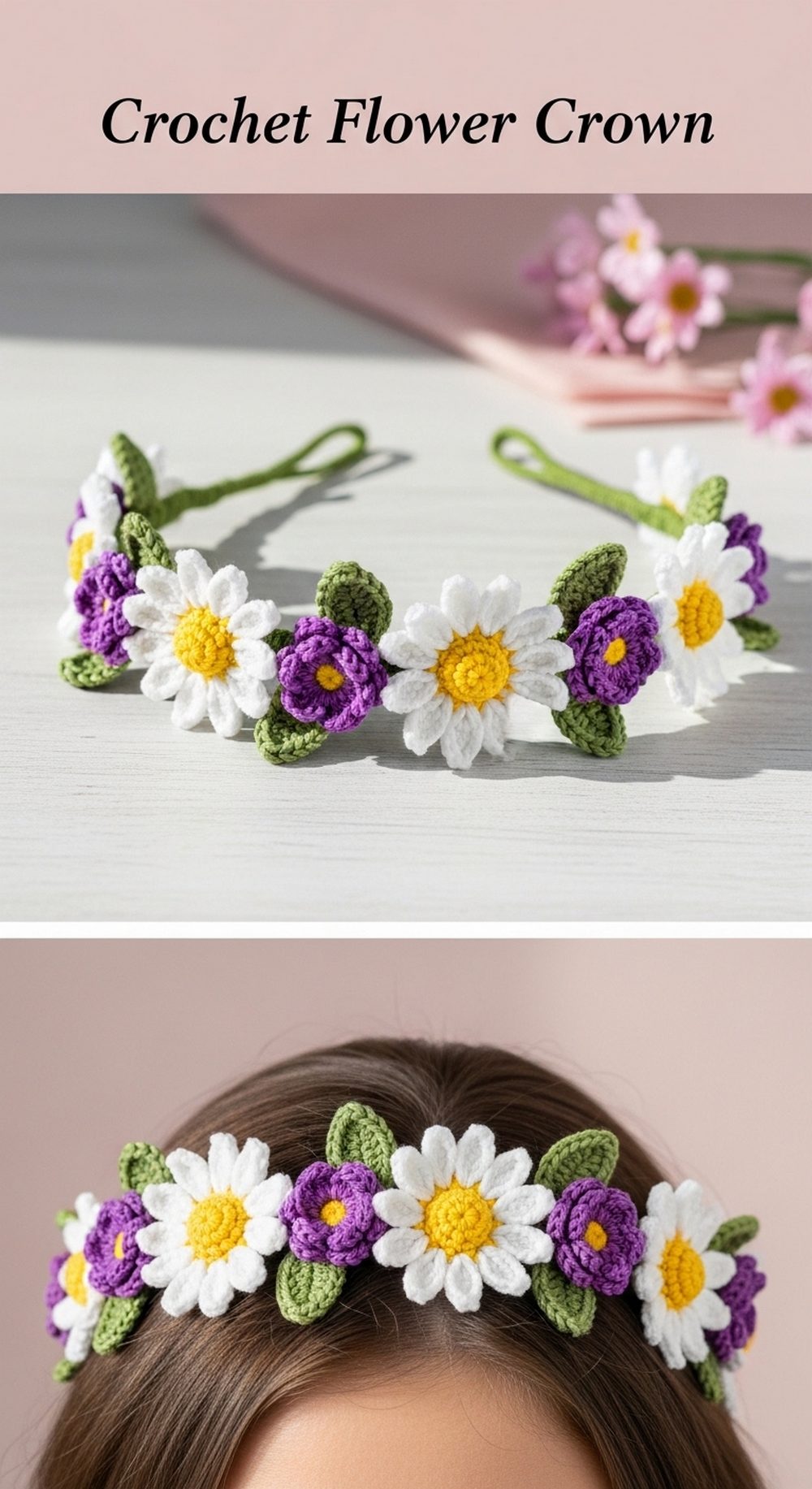 Crochet Flower Crown