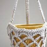 Crochet Flower Pot Hanging Basket