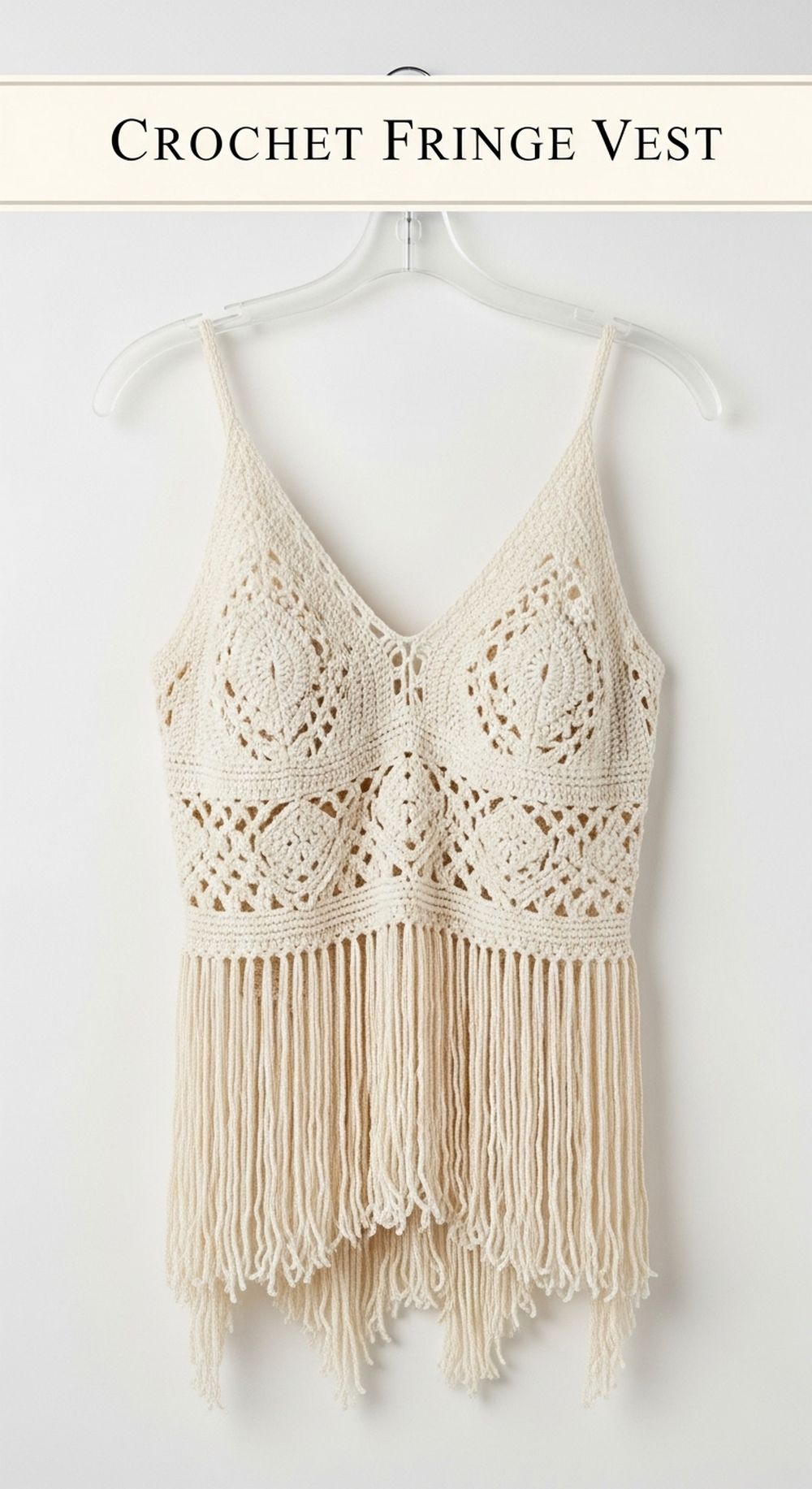 Crochet Fringe Vest