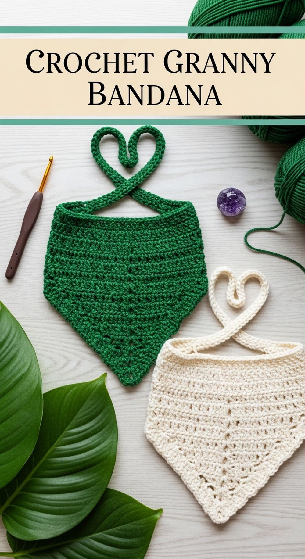 Crochet Granny Bandana