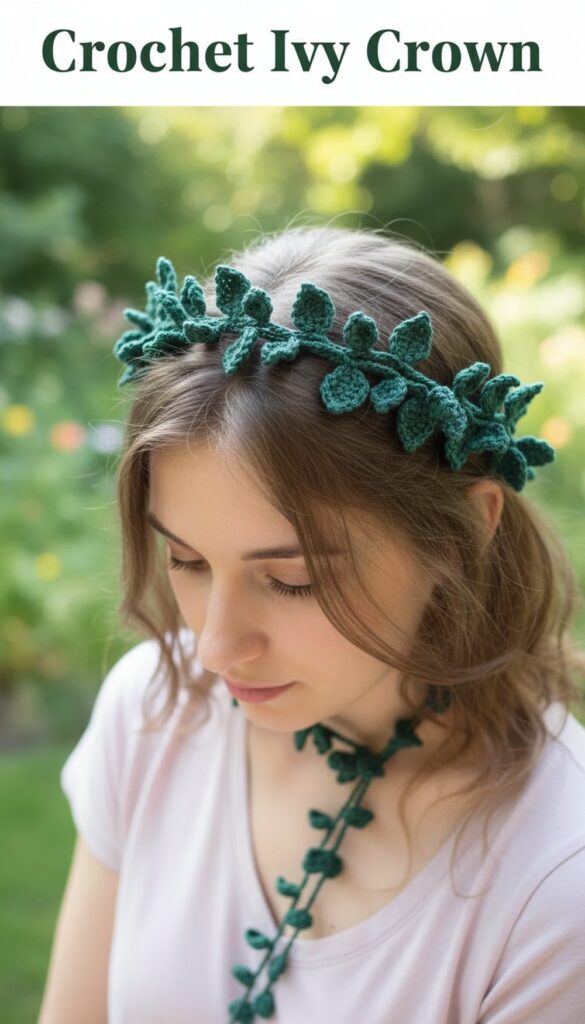 Crochet Ivy Crown