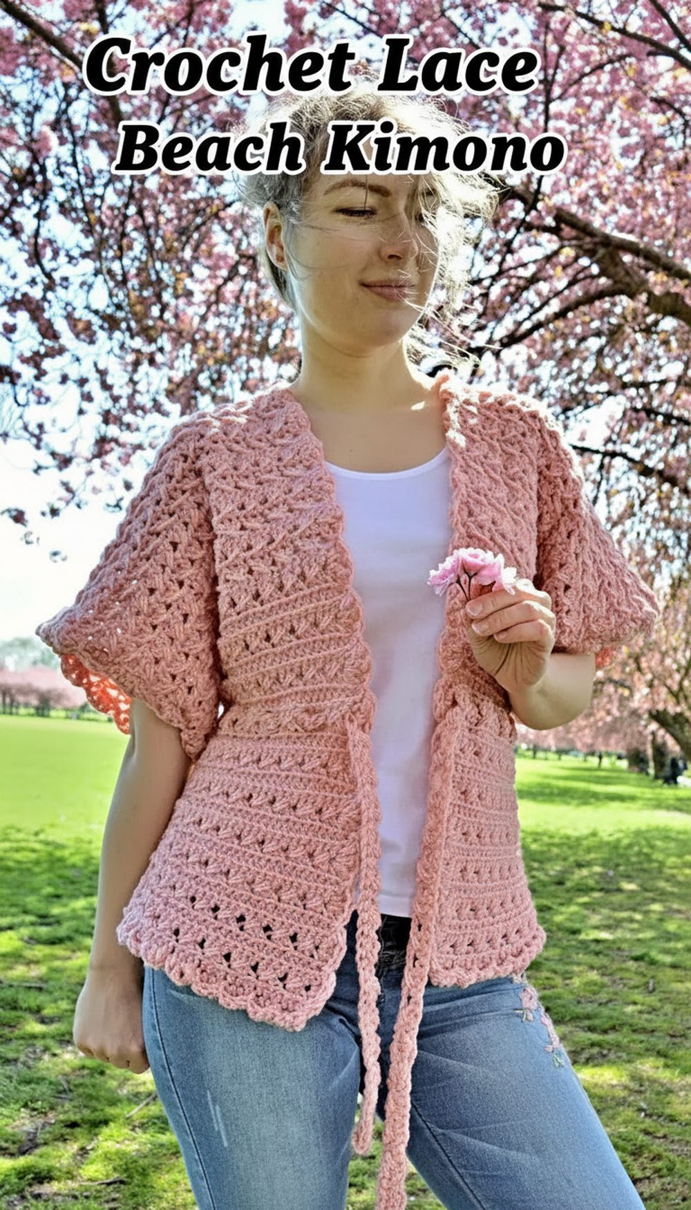 Crochet Lace Beach Kimono