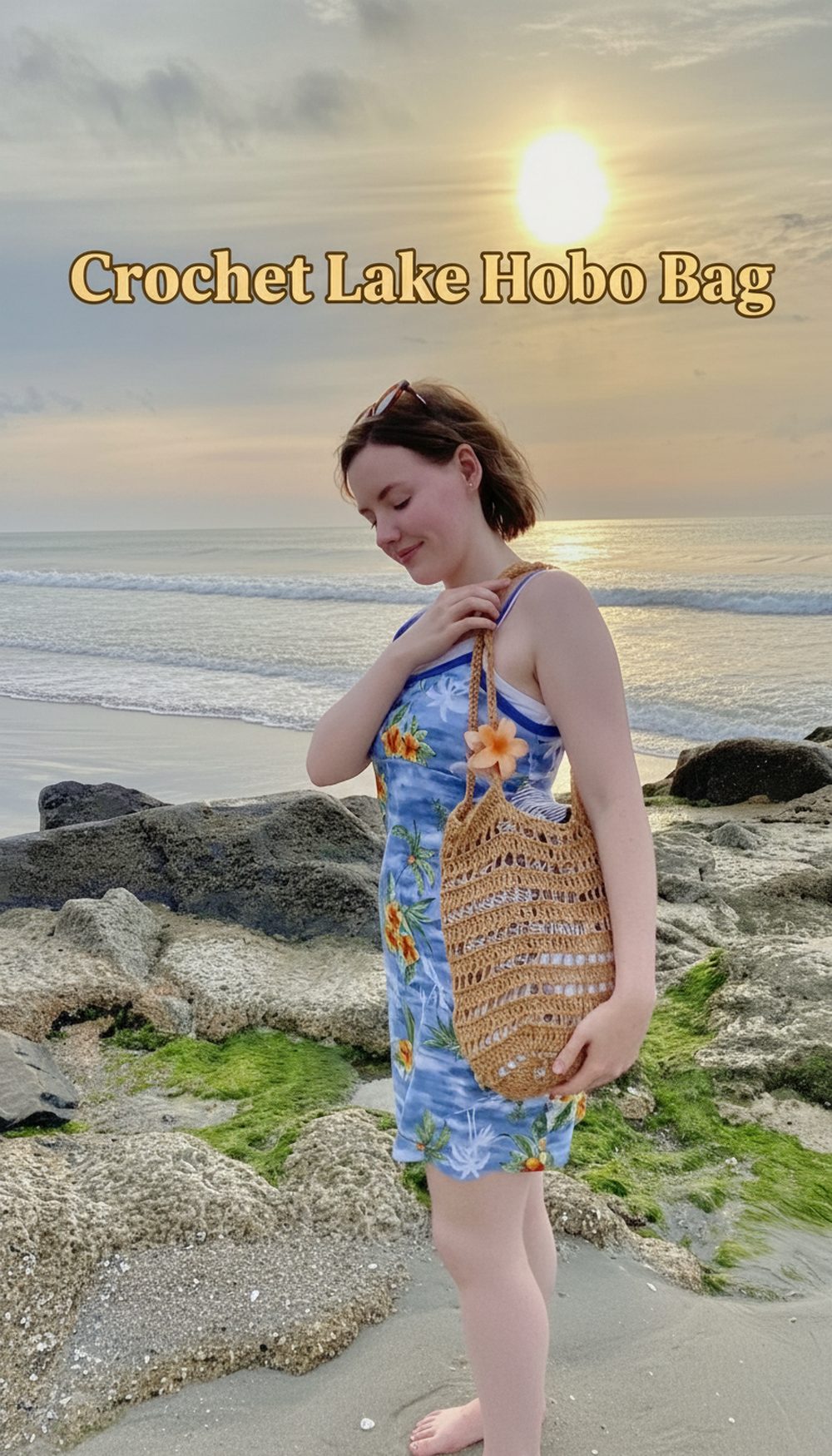 Crochet Lake Hobo Bag