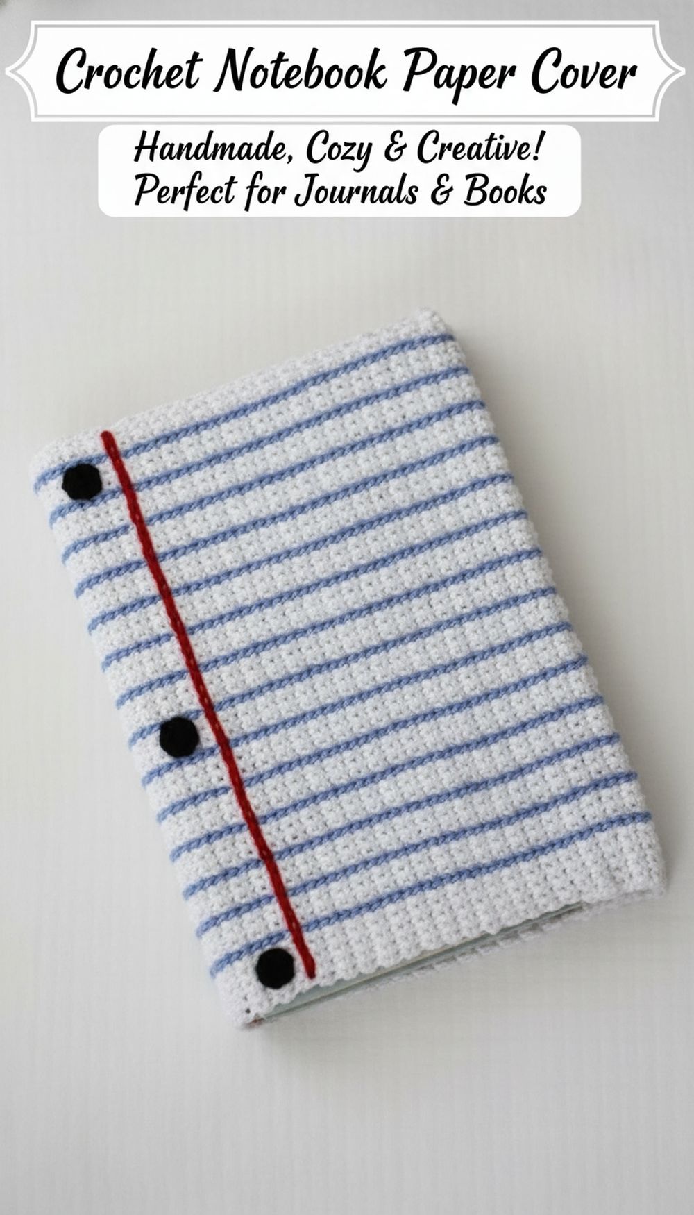 Crochet Notebook Paper Cover