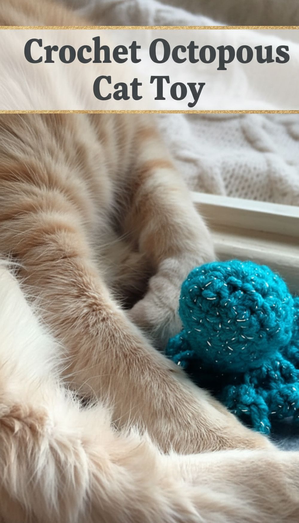 Crochet Octopus Cat Toy