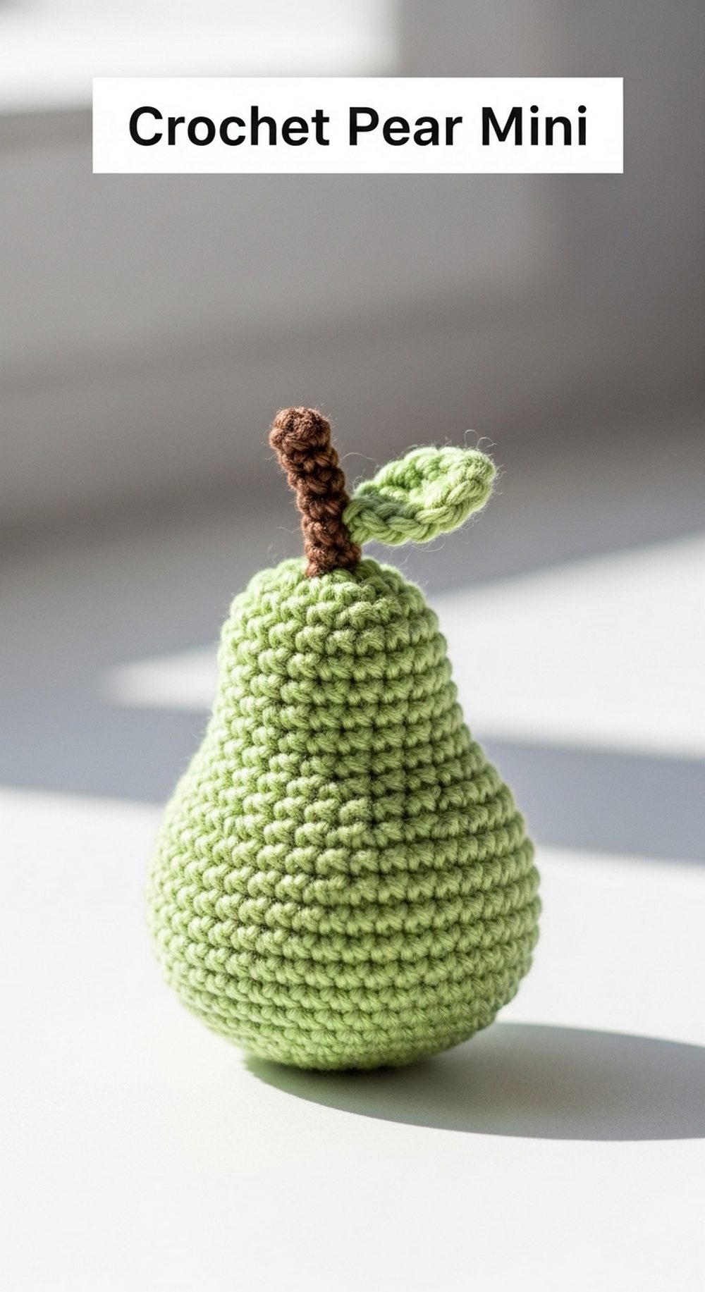 Crochet Pear Mini